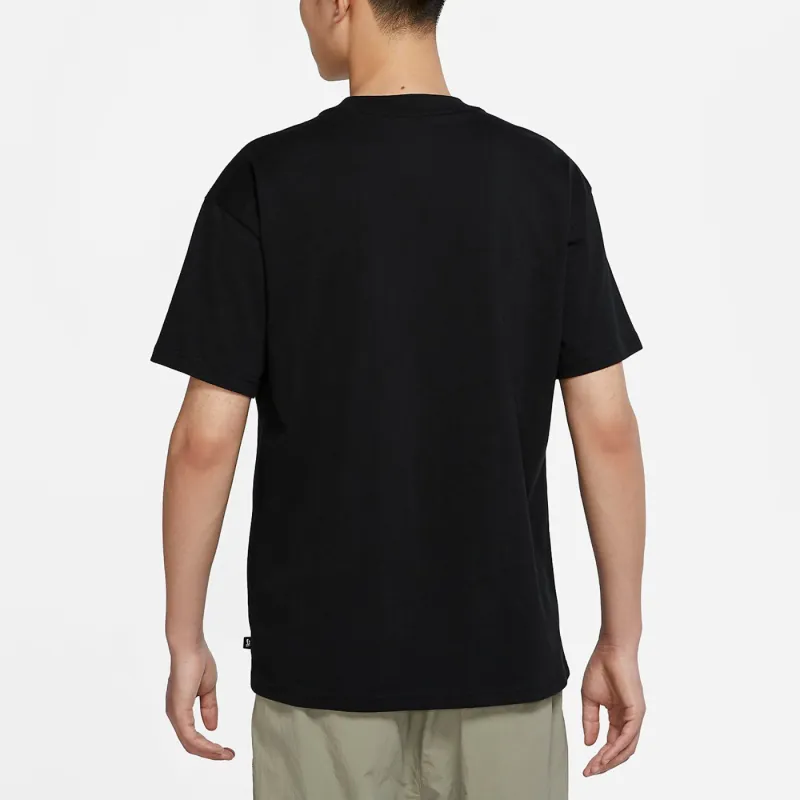 Nike SB Drop Shoulder Sleeve T-Shirt Men's Black-4