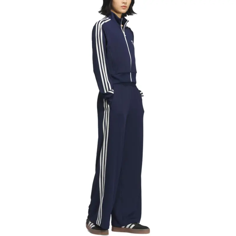 Adidas Originals Track SS25 Knitted Sweatpants Women's Dark Blue-2