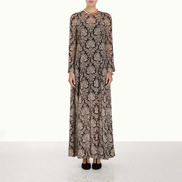 Zimmermann Long-Sleeved Dresses Women's Black-2