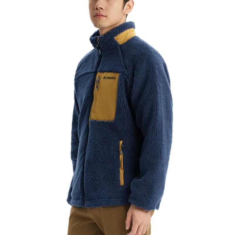 Columbia Velvet feel Coat Unisex Navy Blue-3