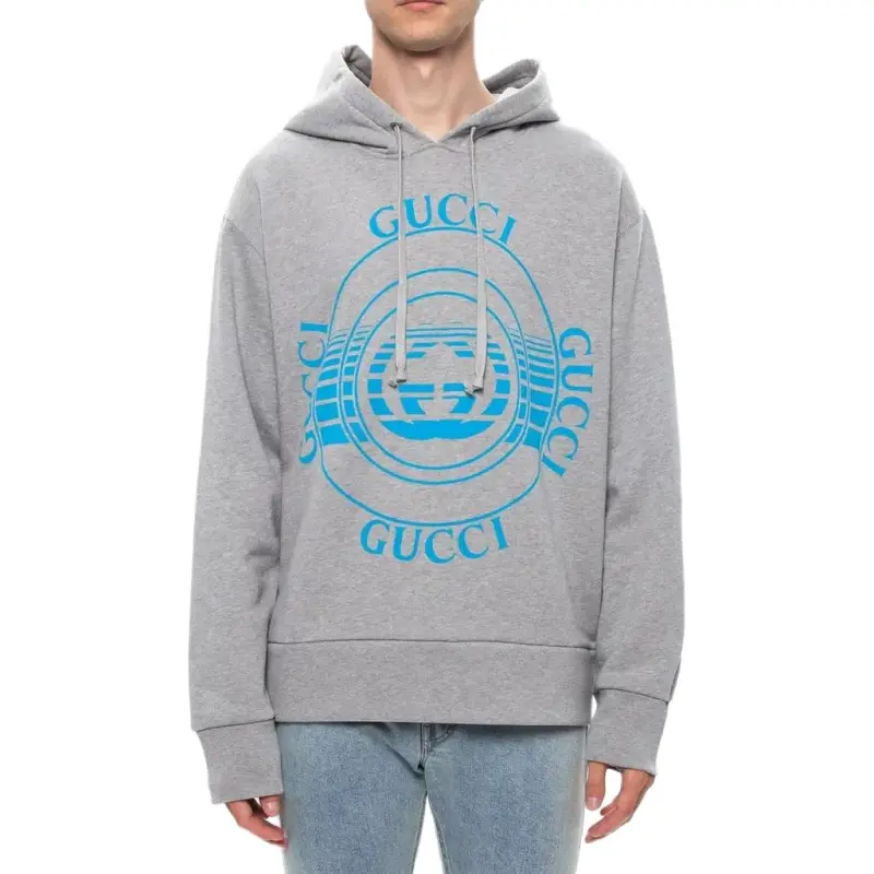 GUCCI Record Print Pullover Hoodie-1