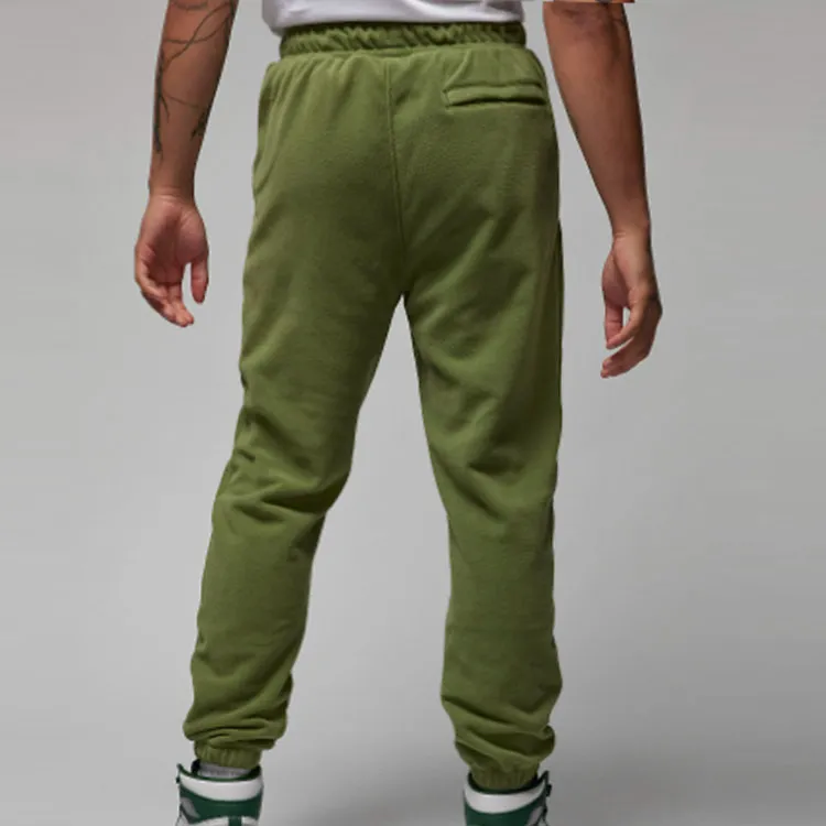 Jordan Essentials Knitted Sweatpants Men Olive Green-4