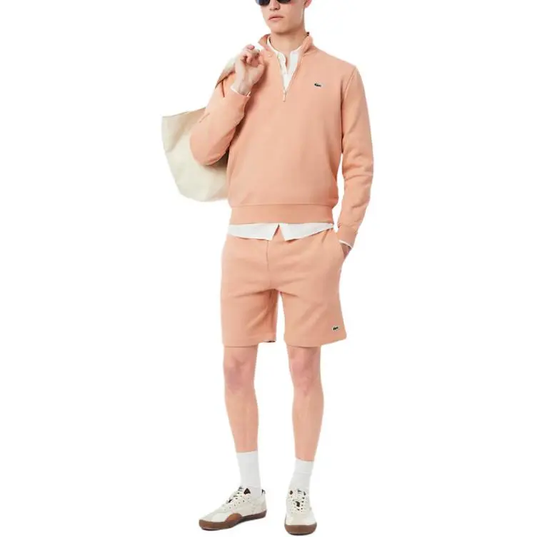 LACOSTE Sweatshirt Men's Pink Beige-1