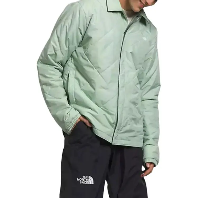 THE NORTH FACE Afterburner Insulated Flannel Jackets Coats Men's Green-3