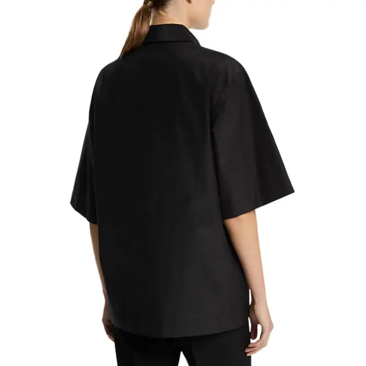 MICHAEL KORS Silk And Cotton Taffeta Camp Shirt-0