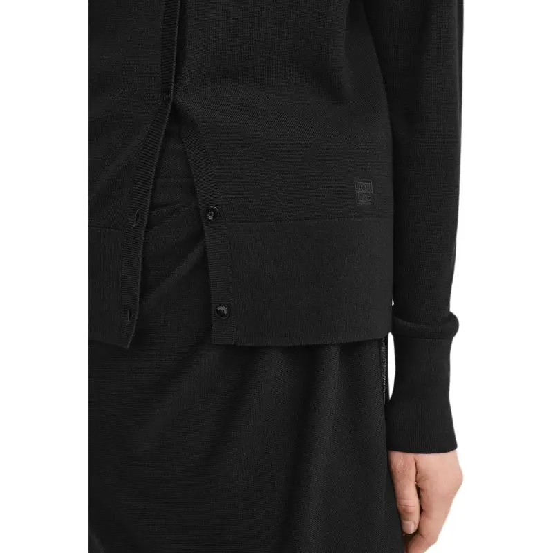 TOTEME PF24 Cashmere Sweater Women's Black-4