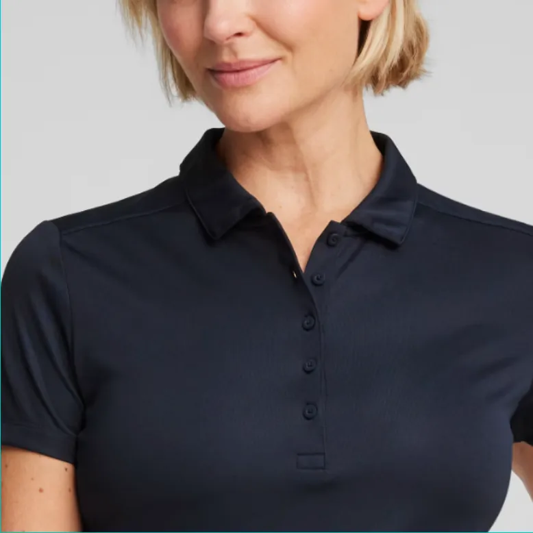 PUMA W Pure Women's Golf Polo Shirt Women's Dark Blue-4