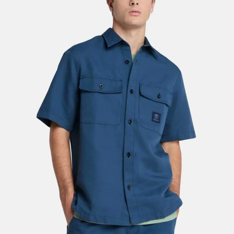 Timberland Shirts Men Blue-1