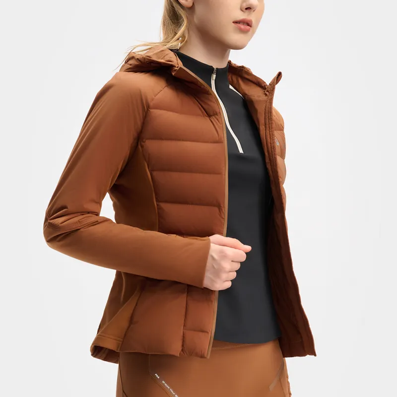 FILA Fitness Puffer Jacket Women's Chestnut Brown-3