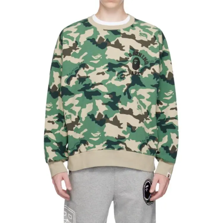 Bape Woodland Camo Loose Fit Crewneck-2