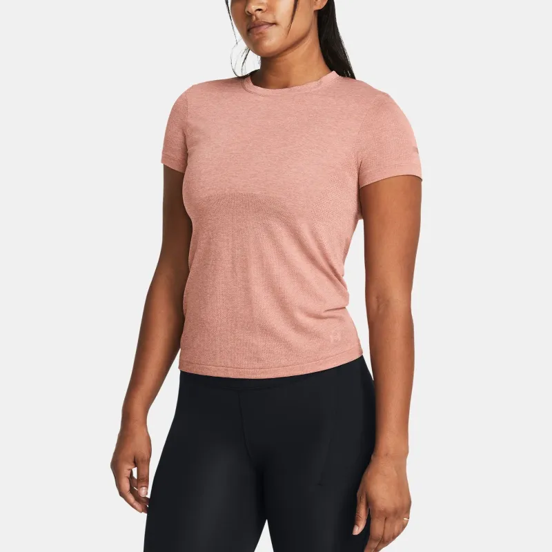 Under Armour T Shirt Women's Coral-3
