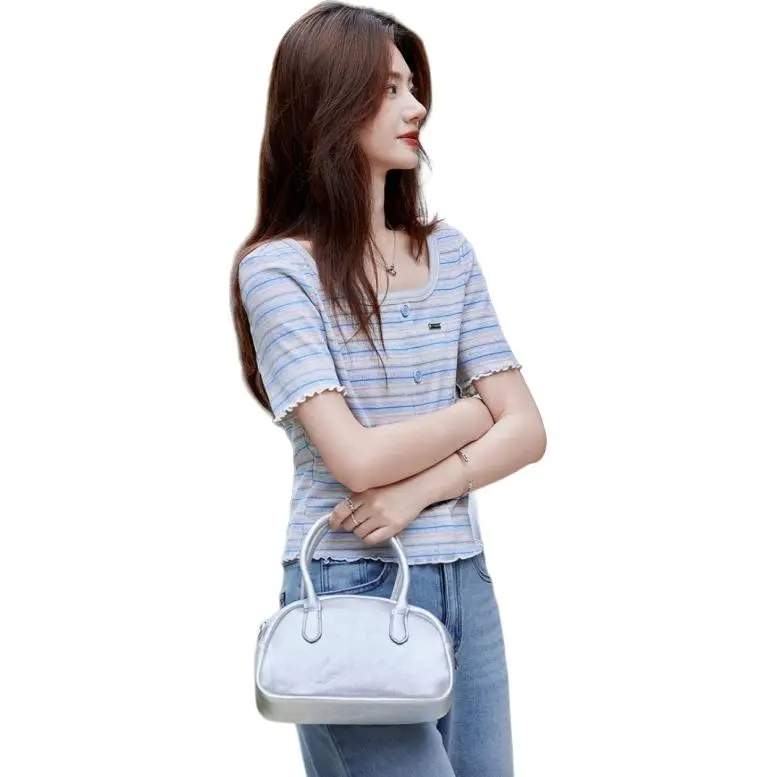 Mu Xiao Xin T Shirts Women's White-1