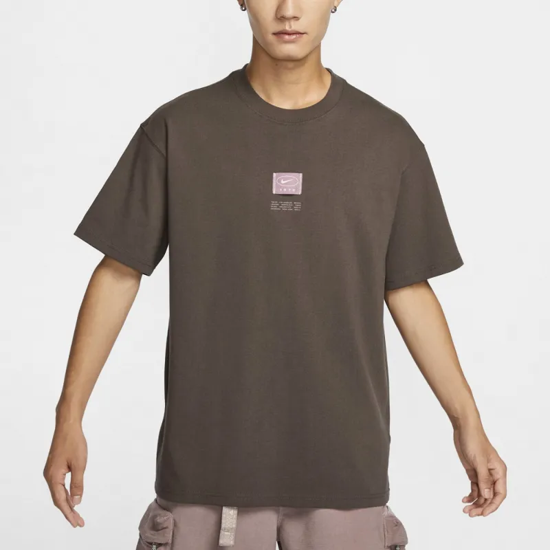 Nike T Shirts Men Brown-2