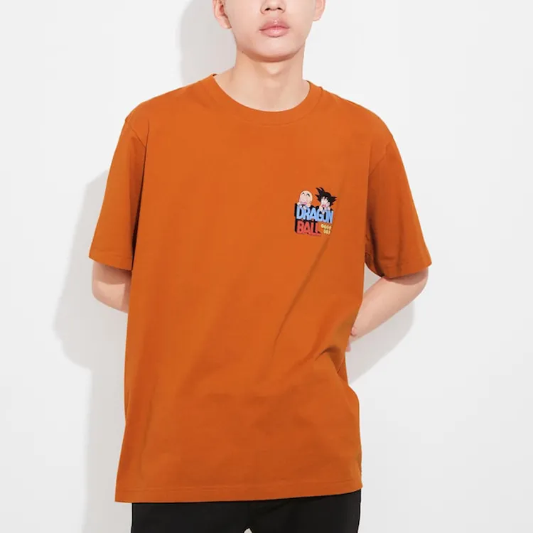 UNIQLO x LONGZHU,LIANMINGKUAN SS23 T Shirt Unisex Orange-3