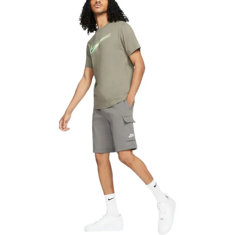 Nike T Shirts Men Light Green-3