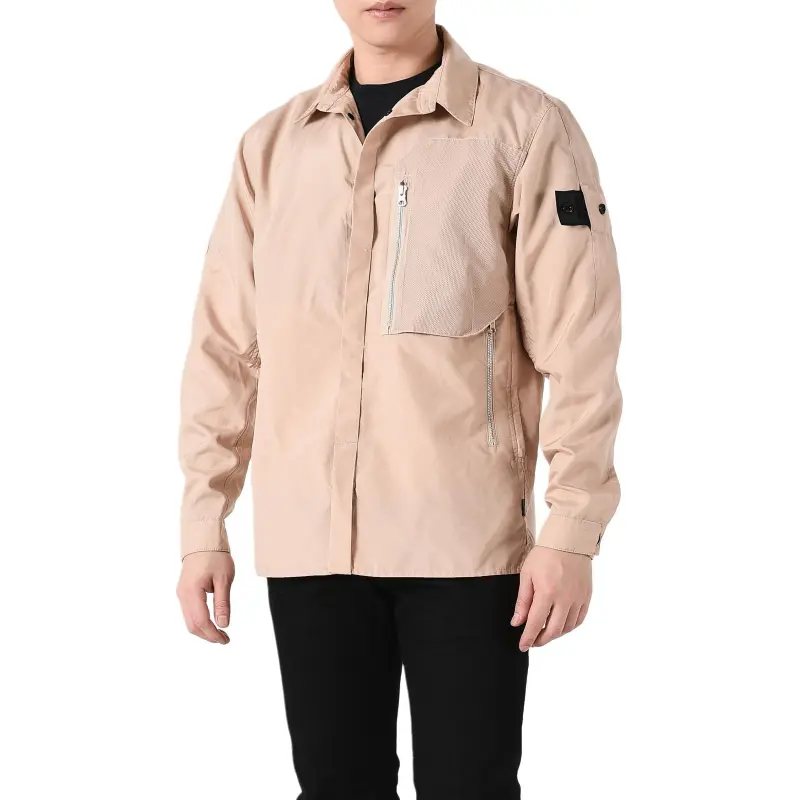 STONE ISLAND Jackets Men Pink-2