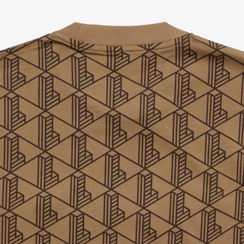 LACOSTE T Shirts Men Brown-3