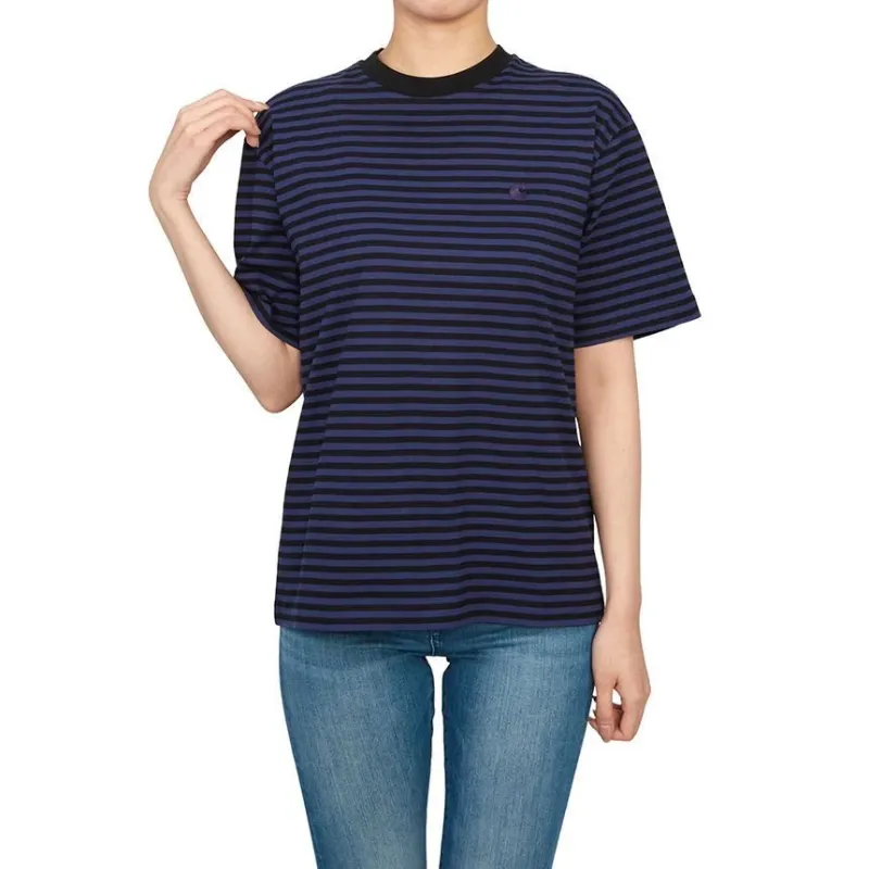 Carhartt WIP W' S/S FW24 Drop Shoulder Sleeve T Shirt Women's Purple-2