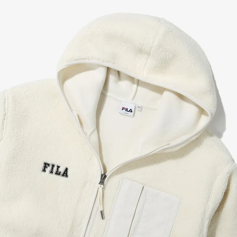 FILA Velvet Jackets Unisex Ecru-3