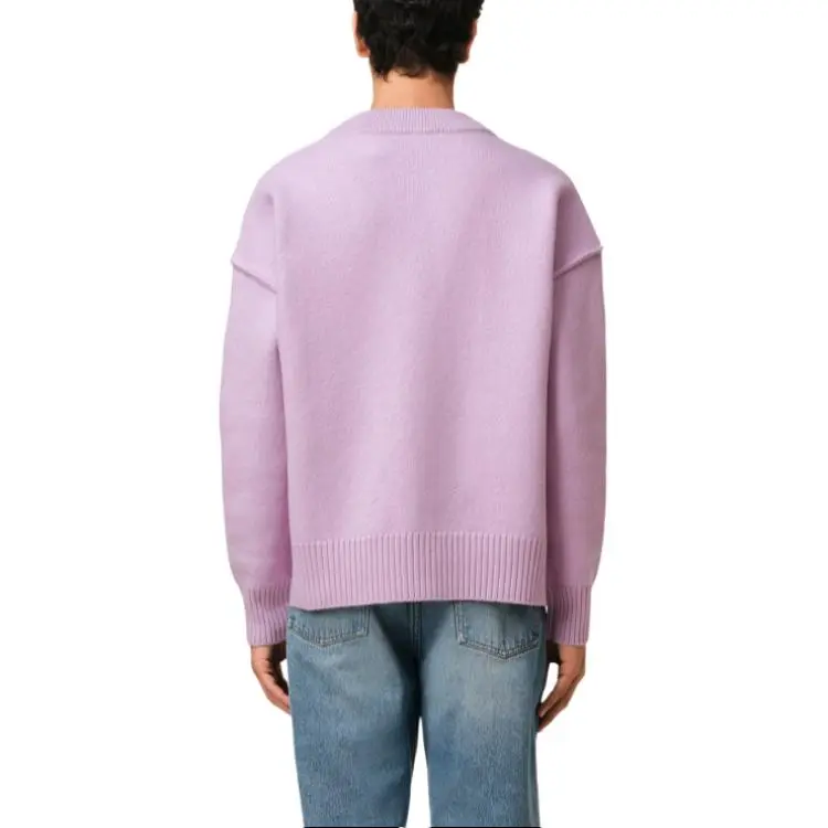 Ami Paris Ami De Coeur Knitted Cardigan-3