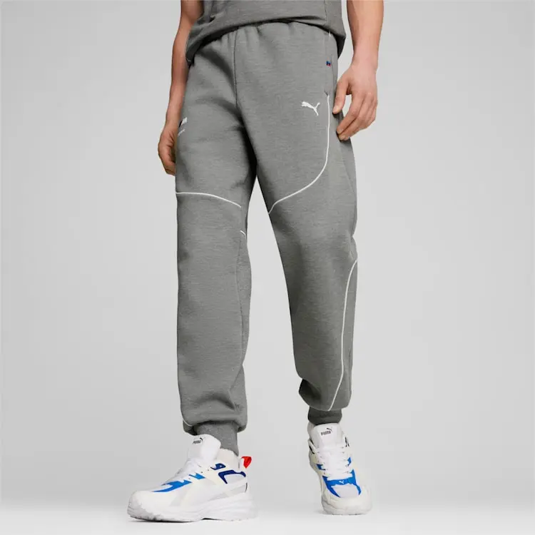 PUMA BMW M MOTORSPORT Collaboration Series Knitted Sports Pants Men's Gray-2