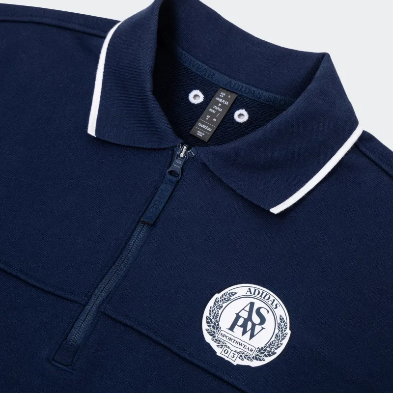 Adidas M Verbiage Swt2 Sweatshirt Men's College Navy-4