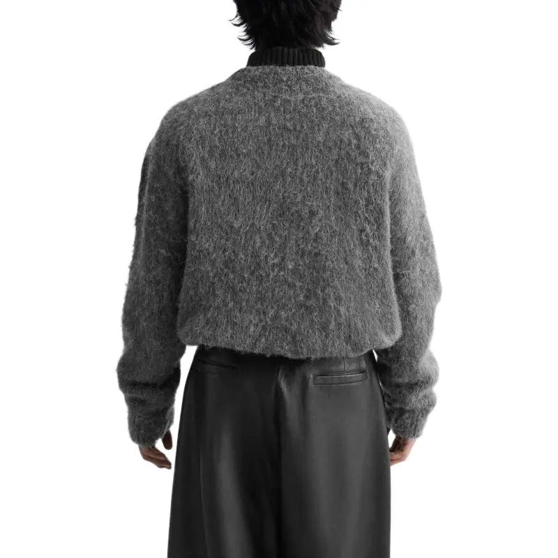 ZARA Sweaters Men Gray-4