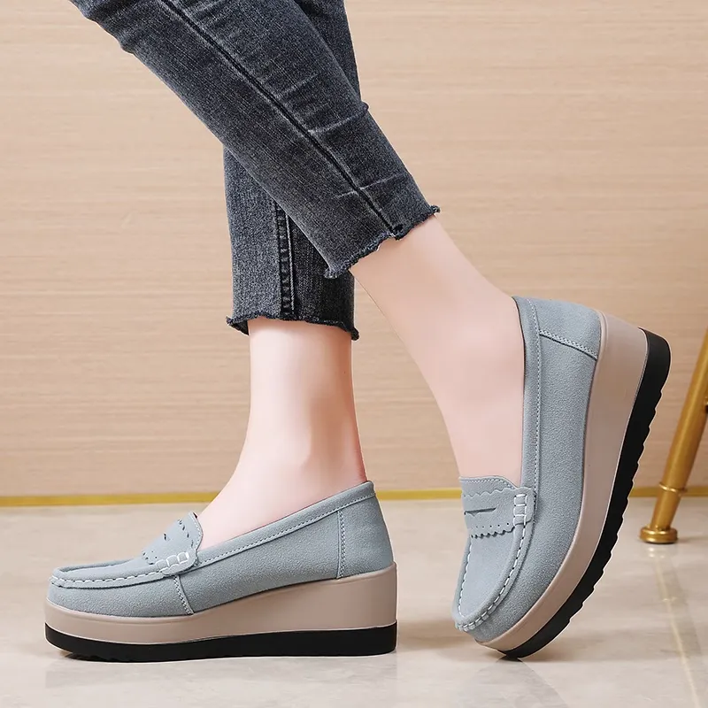 Reivanti Casual Single Shoes Women's Light Blue-2