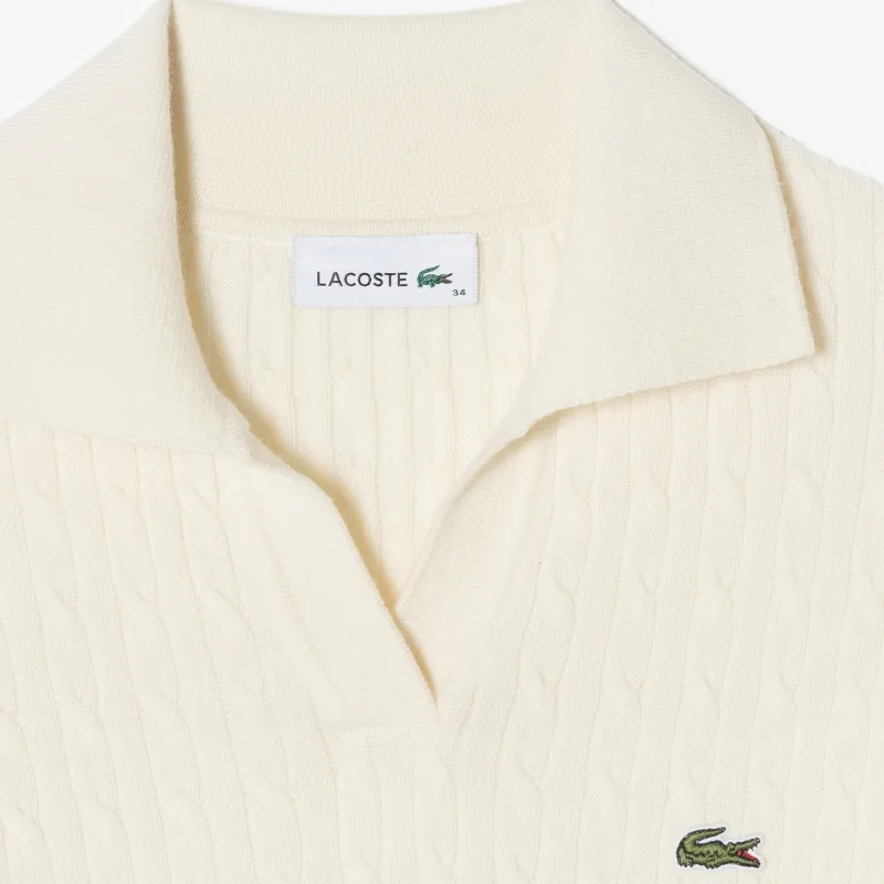 LACOSTE Sweaters Women's Beige-4