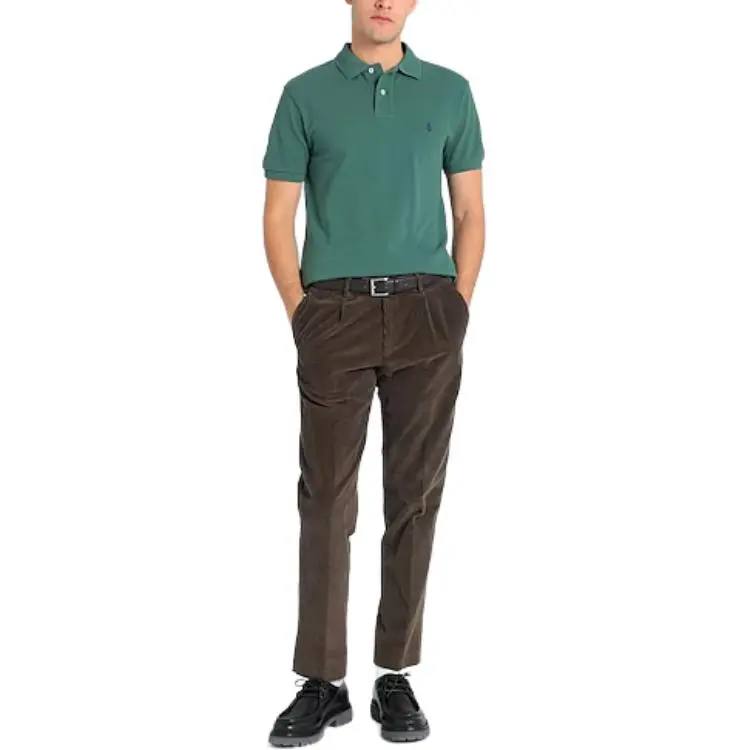 Polo Ralph Lauren Logo Embroidered Straight Hem Polo Shirt-2
