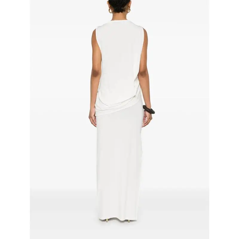 Jacquemus Twist Detailed Long Dress-3