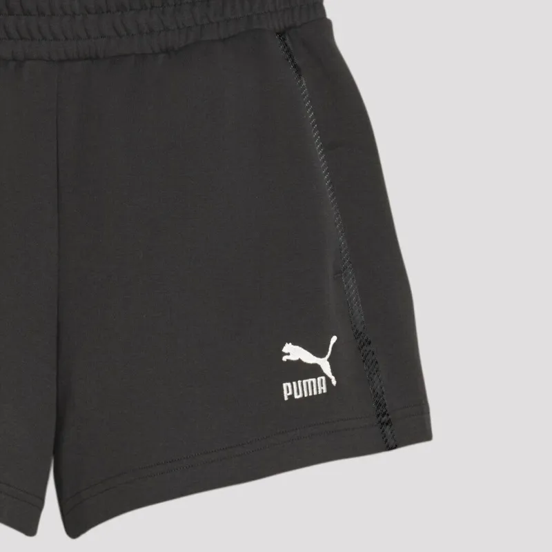 PUMA Puma Palm T7 High Waist Shorts Sports Shorts Women's Black-5