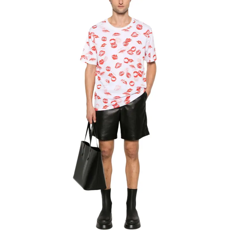 BALMAIN Kiss print T shirt-1