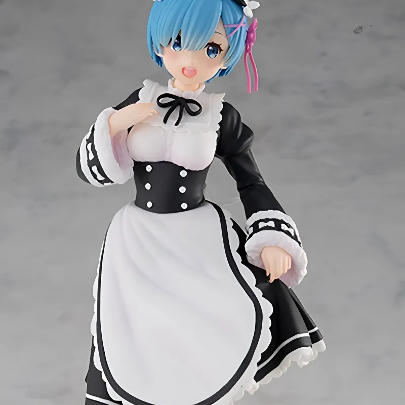 GSC Rem Pop Up Parade Re  Zero Starting Life In Another World Ice Season Outfit Reissued Version Scale Figures 17cm-3