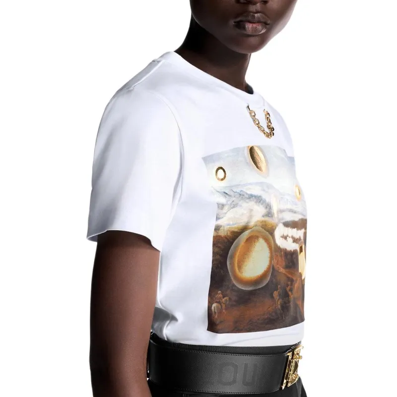 LOUIS VUITTON Regular T Shirt Women's White-3