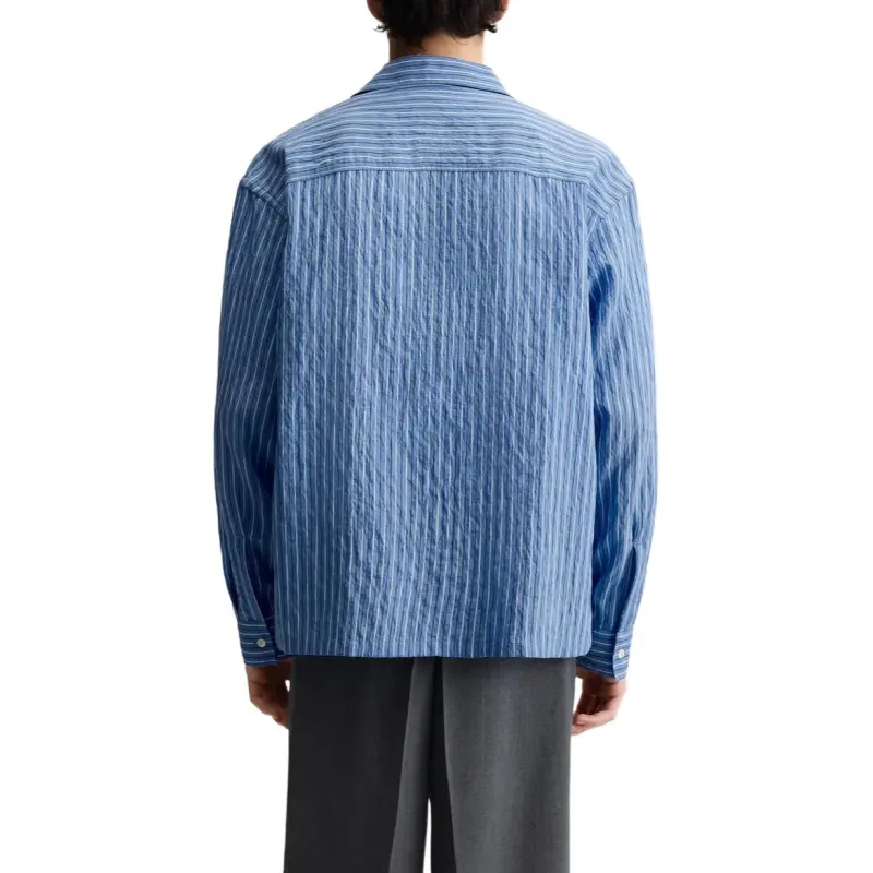 ZARA Shirts Men Blue/White-4