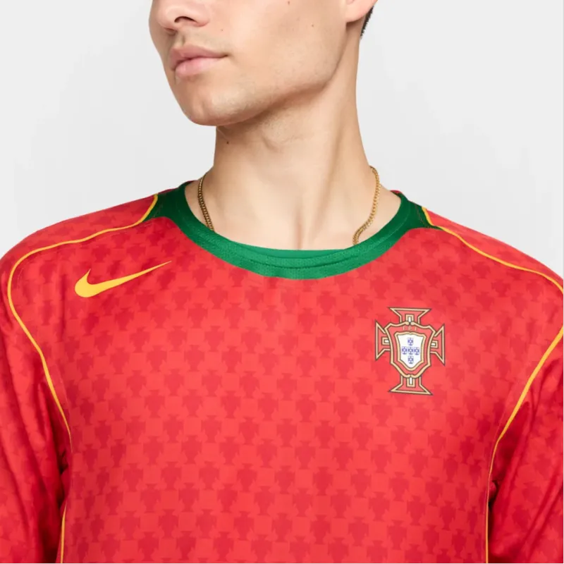 Nike Portugal 2004 Reissue Men's Nike Soccer Replica Jersey-2