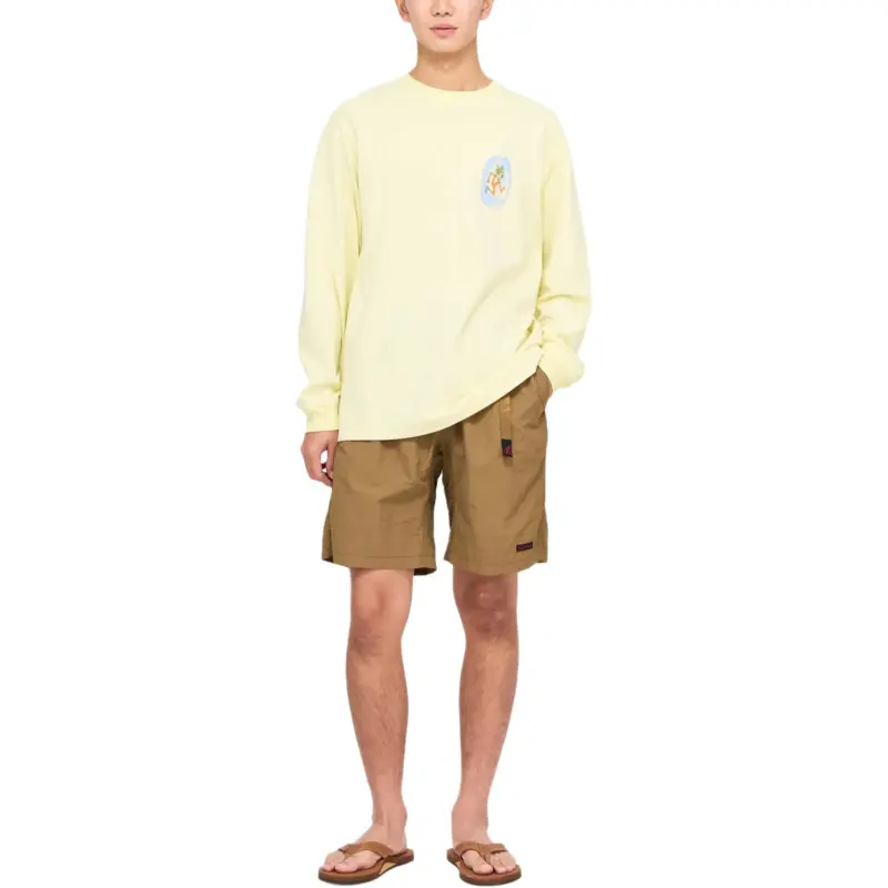 Gramicci SS24 NYLON PACKABLE G SHORT Casual Shorts Unisex Ginger Orange-4