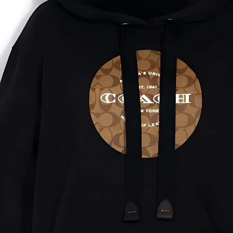 COACH Sweatshirts Unisex Black-8