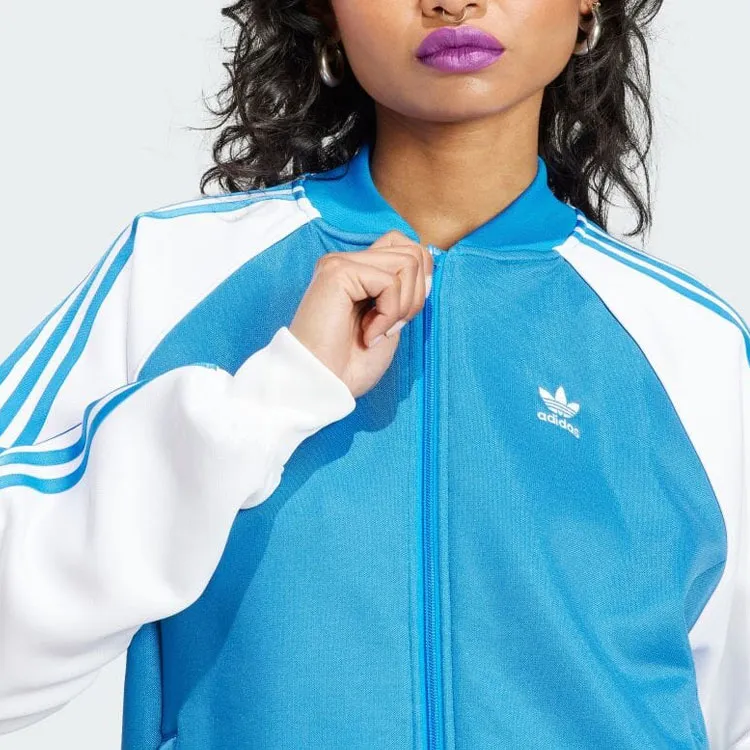 Adidas Originals Classics Oversized SST Jacket Women's Blue-5