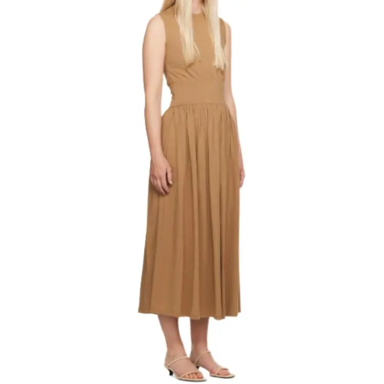 TOTEME Sleeveless Dress Women's Brown-1