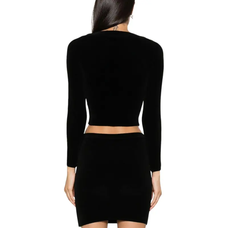 Alexander Wang Scoop neck Cropped Knit Top-3