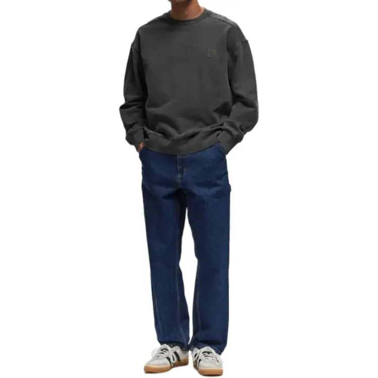 Carhartt WIP Nelson Logo Patch Crewneck Sweatshirt-4