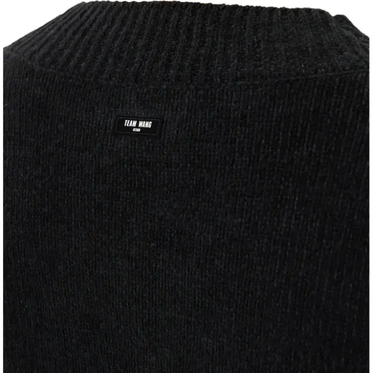 TEAM WANG Design FW24 CHOICES Collection Sweater Unisex Black-3