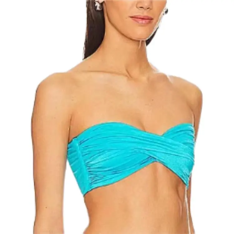 MILK BAOBAB Strapless Top Women's Light Blue-2