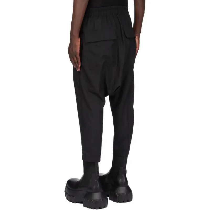 RICK OWENS Drawstring Cropped Pants-1