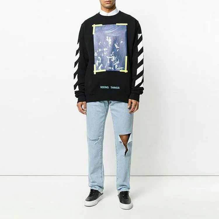OFF WHITE SS21 Sweatshirts Men Black-1
