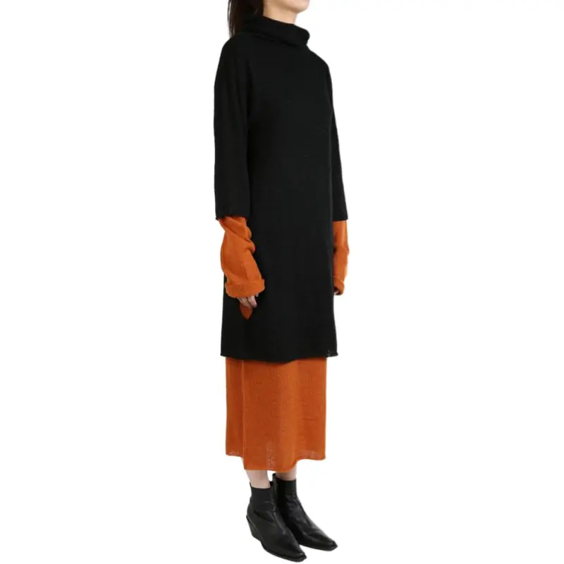 ISSEY MIYAKE Layered Midi Dress-2