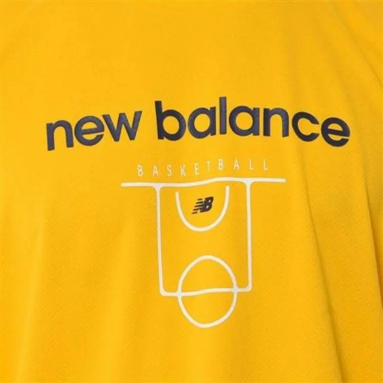 New Balance T Shirts Men Yellow-6