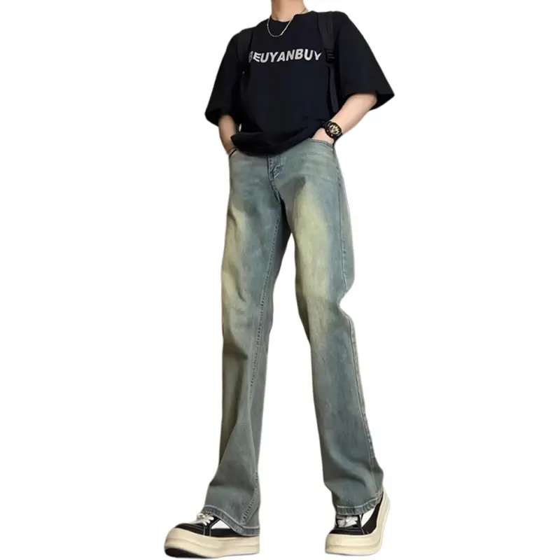 KVIV Jeans Men's Vintage Blue Gray-30
